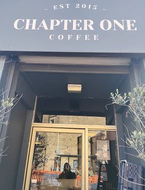  at Chapter One Coffee Shop in Edinburgh