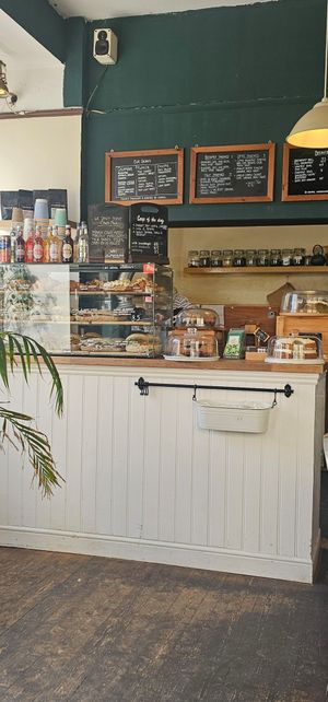 Full of fresh sandwiches, slices and pastries at Chapter One Coffee Shop in Edinburgh