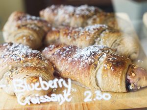 Vegan Croissants at Chapter One Coffee Shop in Edinburgh