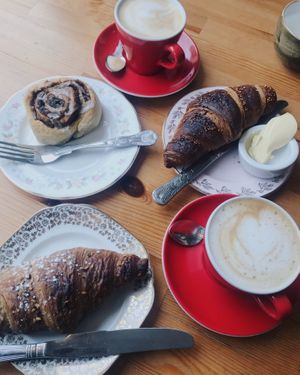All vegan  at Chapter One Coffee Shop in Edinburgh