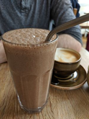 Choco chia smoothie 😋 at Chapter One Coffee Shop in Edinburgh