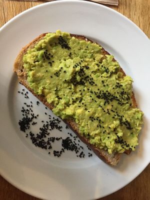 Avocado Bread 🥑 at Chapter One Coffee Shop in Edinburgh