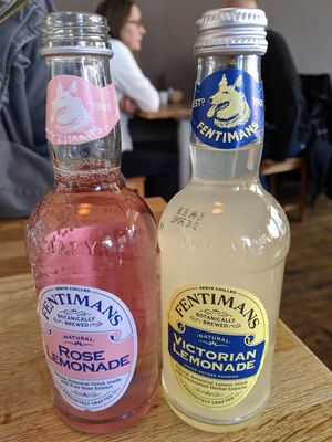 Fermented soda at Chapter One Coffee Shop in Edinburgh