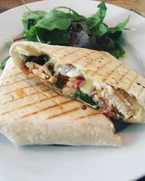 No chicken wrap  at Chapter One Coffee Shop in Edinburgh