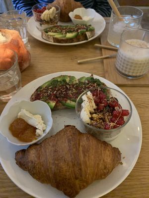 Breakfast platter   at Plenty in The Hague