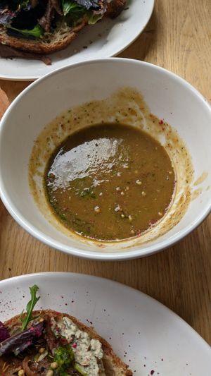 Lentil soup at Plenty in The Hague