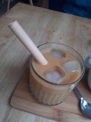 Cold coffee at Plenty in The Hague