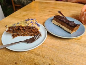 Yummy cakes at Plenty in The Hague