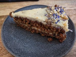 Carrot cake at Plenty in The Hague