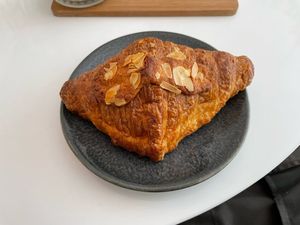 almond croissant  at Plenty in The Hague