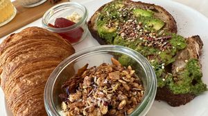 Breakfast platter  at Plenty in The Hague