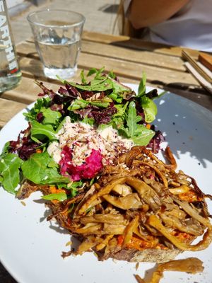 Mushrooms sandwich at Plenty in The Hague