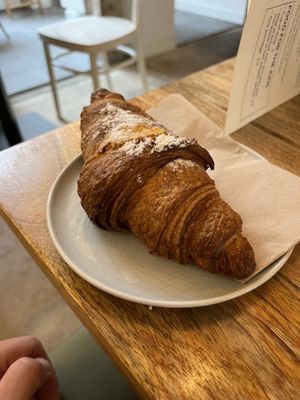 Almond croissant   at Plenty in The Hague