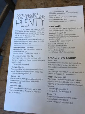   at Plenty in The Hague