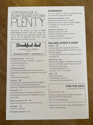   at Plenty in The Hague