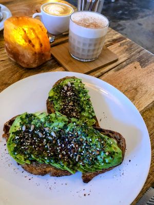 Avocado sandwich  at Plenty in The Hague