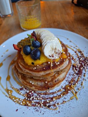 Die Pancakes ware so so lecker 💚 at Plenty in The Hague