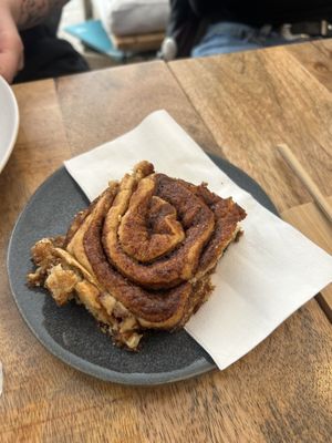 Cinnamon bun   at Plenty in The Hague