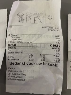   at Plenty in The Hague