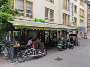 Outside at Burgeramt in Trier