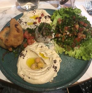   at Falafel Cafe in Paris