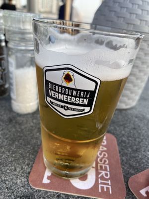 Locally brewed beer. at Brasserie BLVD in Vlissingen