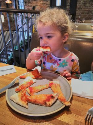 Kids' margarita pizza, vegan option at Wildwood  in Maidstone