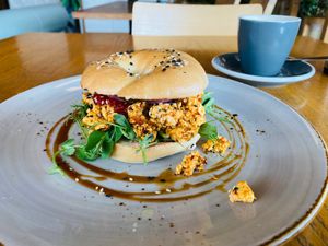 Scrambled Tofu at Monica's in New Plymouth