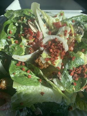 Fried chicken Cobb salad - the beast  at Mark of the Beastro in Salt Lake City