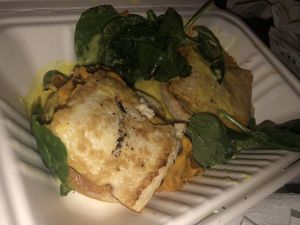 Eggs Benedict at Mark of the Beastro in Salt Lake City