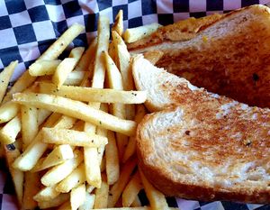 grilled cheese at Mark of the Beastro in Salt Lake City