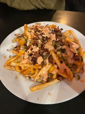 Animal Liberation Fries  at Mark of the Beastro in Salt Lake City