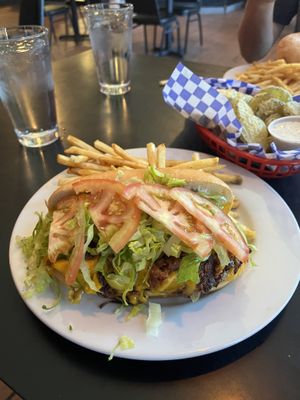 Chopped Cheese. There’s a hoagie hiding in there    at Mark of the Beastro in Salt Lake City