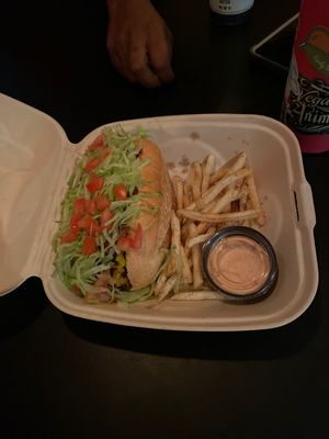 Mmmm chopped cheese!  at Mark of the Beastro in Salt Lake City