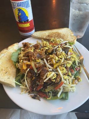 Garbage hash  at Mark of the Beastro in Salt Lake City