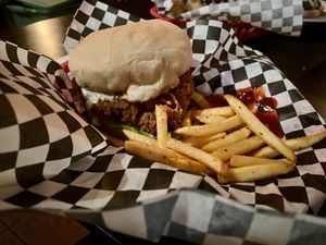 Spicy Chicken Ranch Sandwich  at Mark of the Beastro in Salt Lake City