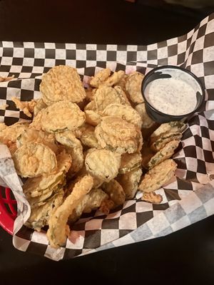 Fried Pickles  at Mark of the Beastro in Salt Lake City