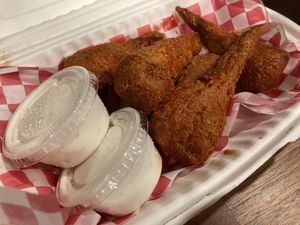 Buffalo wings at Mark of the Beastro in Salt Lake City