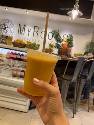 Spicy mango smoothie  at MyRoots in Miami