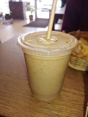 Chocolate smoothy at MyRoots in Miami