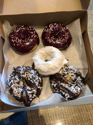Vegan, gluten free donuts on Fridays. at Downtown Deli & Donuts in Spartanburg