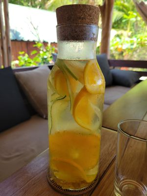 Infused water #Veganuary at Way Nam in Koh Phangan