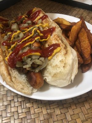 why nam hot dog  at Way Nam in Koh Phangan