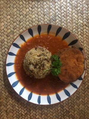 THE crispy eggplant  at Way Nam in Koh Phangan