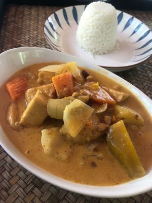 massaman curry at Way Nam in Koh Phangan