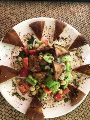 fatush salad at Way Nam in Koh Phangan