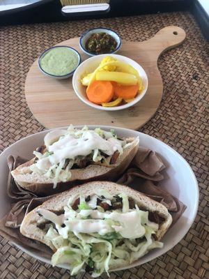 falafel pita at Way Nam in Koh Phangan