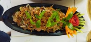 pomelo salad  at Way Nam in Koh Phangan