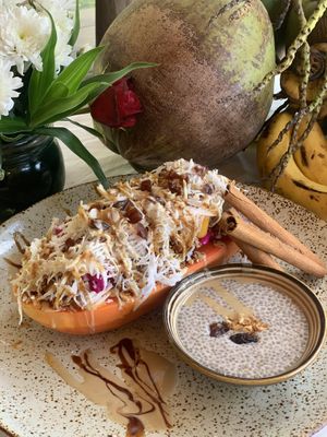 Papaya boat #Veganuary at Way Nam in Koh Phangan