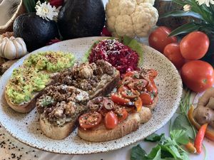 Bruschetta #Veganuary at Way Nam in Koh Phangan